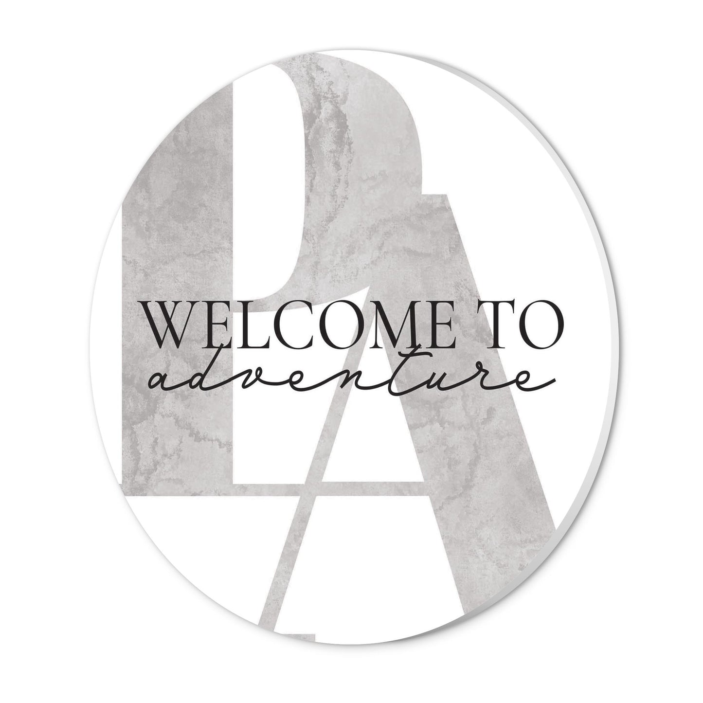 Minimalistic B&W Pennsylvania Adventure Quip | Wood Sign | Eaches | Min 1