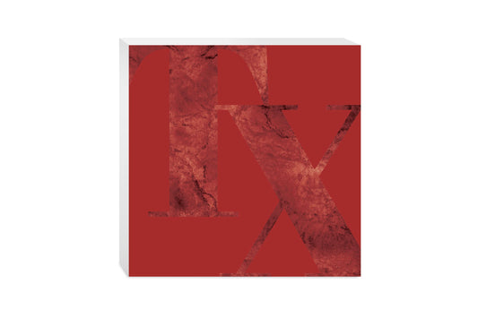 Modern Minimalist Texas Red Tx | Wood Block | Eaches | Min 2