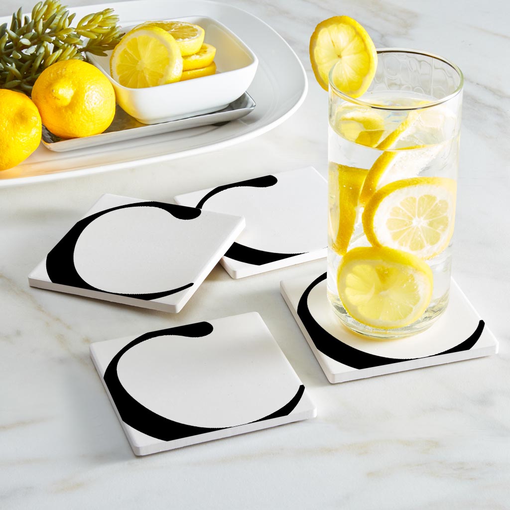 Minimal Monogram C | Absorbent Coasters | Set of 4 | Min 2