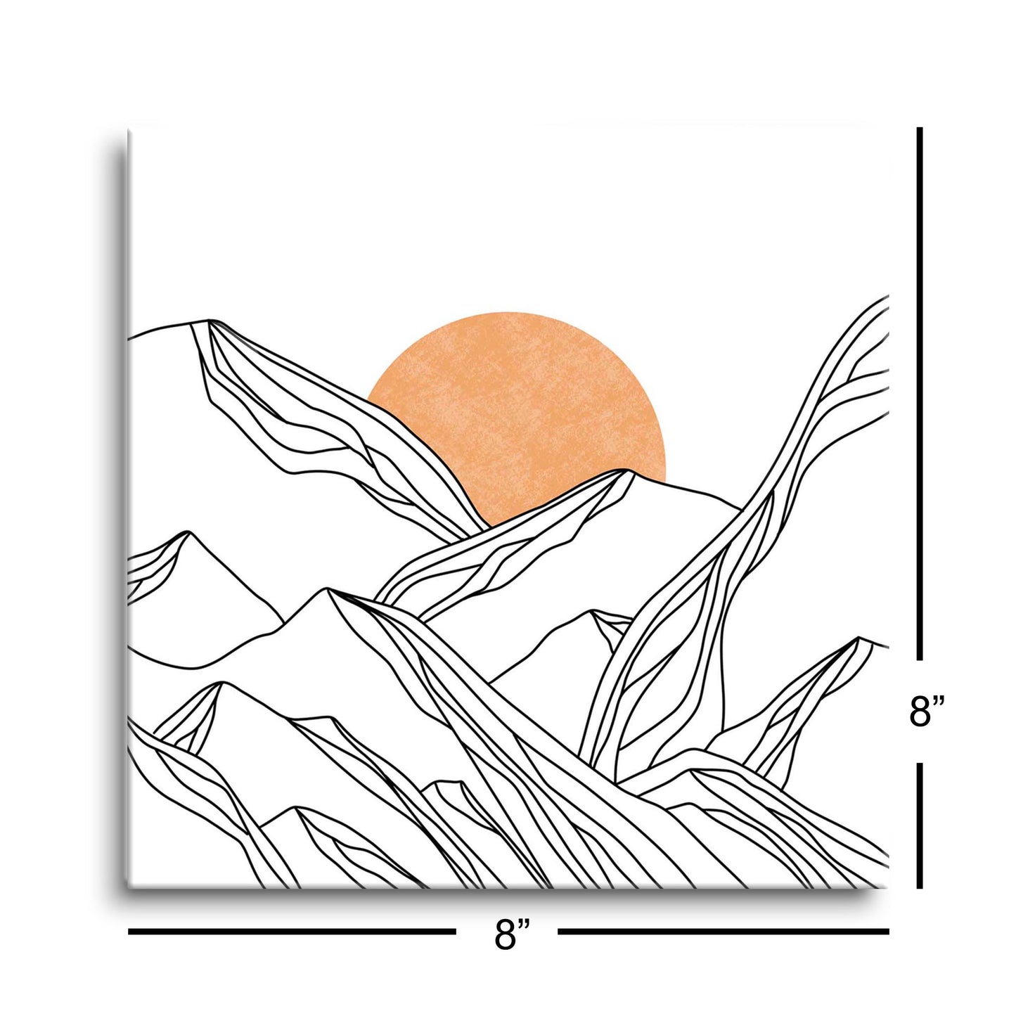 White Mountain Sun Lines | Hi-Def Glass Art | Eaches | Min 2