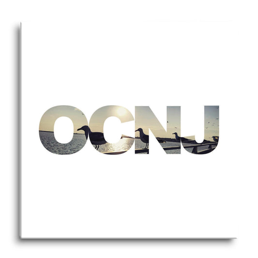 OCNJ Photo With Text | Hi-Def Glass Art | Eaches | Min 1