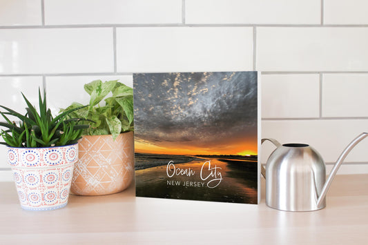 OCNJ Photo With Text | Wood Block | Eaches | Min 2