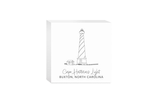 Cape Hatteras Light | Wood Block | Eaches | Min 4