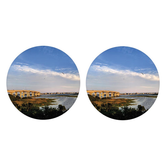 OCNJ Photo | Absorbent Car Coasters | Set of 2 | Min 4