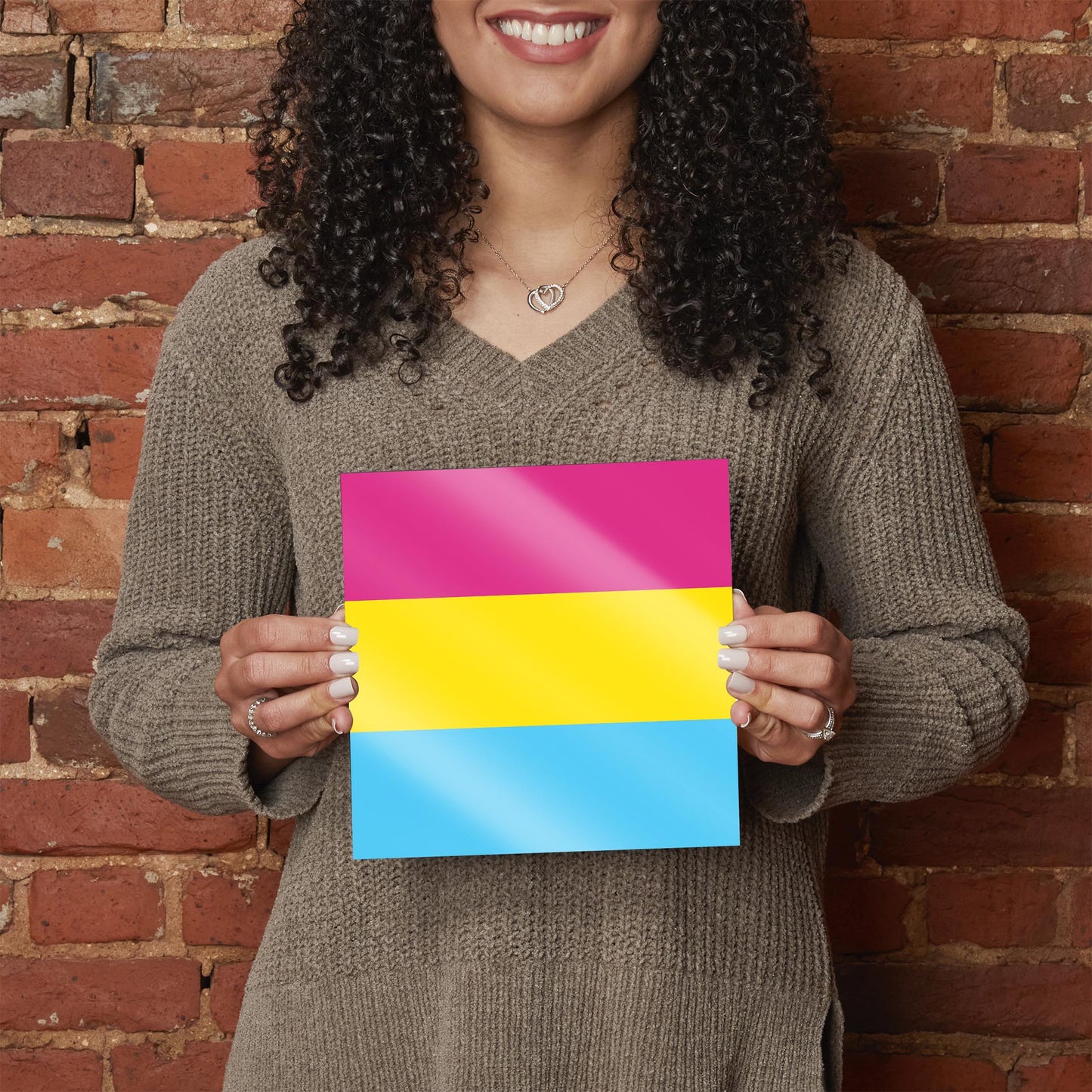 Pansexual Pride Flag Colors | Hi-Def Glass Art | Eaches | Min 2