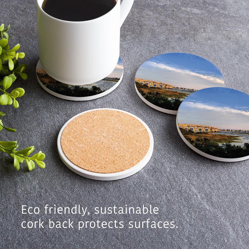 OCNJ Photo | Absorbent Coasters | Set of 4 | Min 2