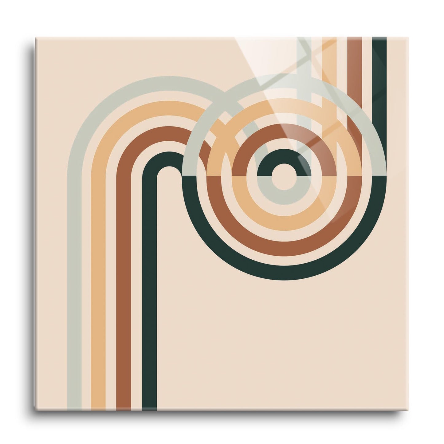 Modern Minimalist Line Art | Hi-Def Glass Art | Eaches | Min 1