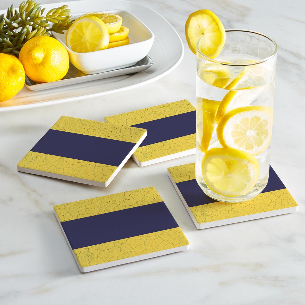 Nautical Flag Delta | Absorbent Coasters | Set of 4 | Min 2