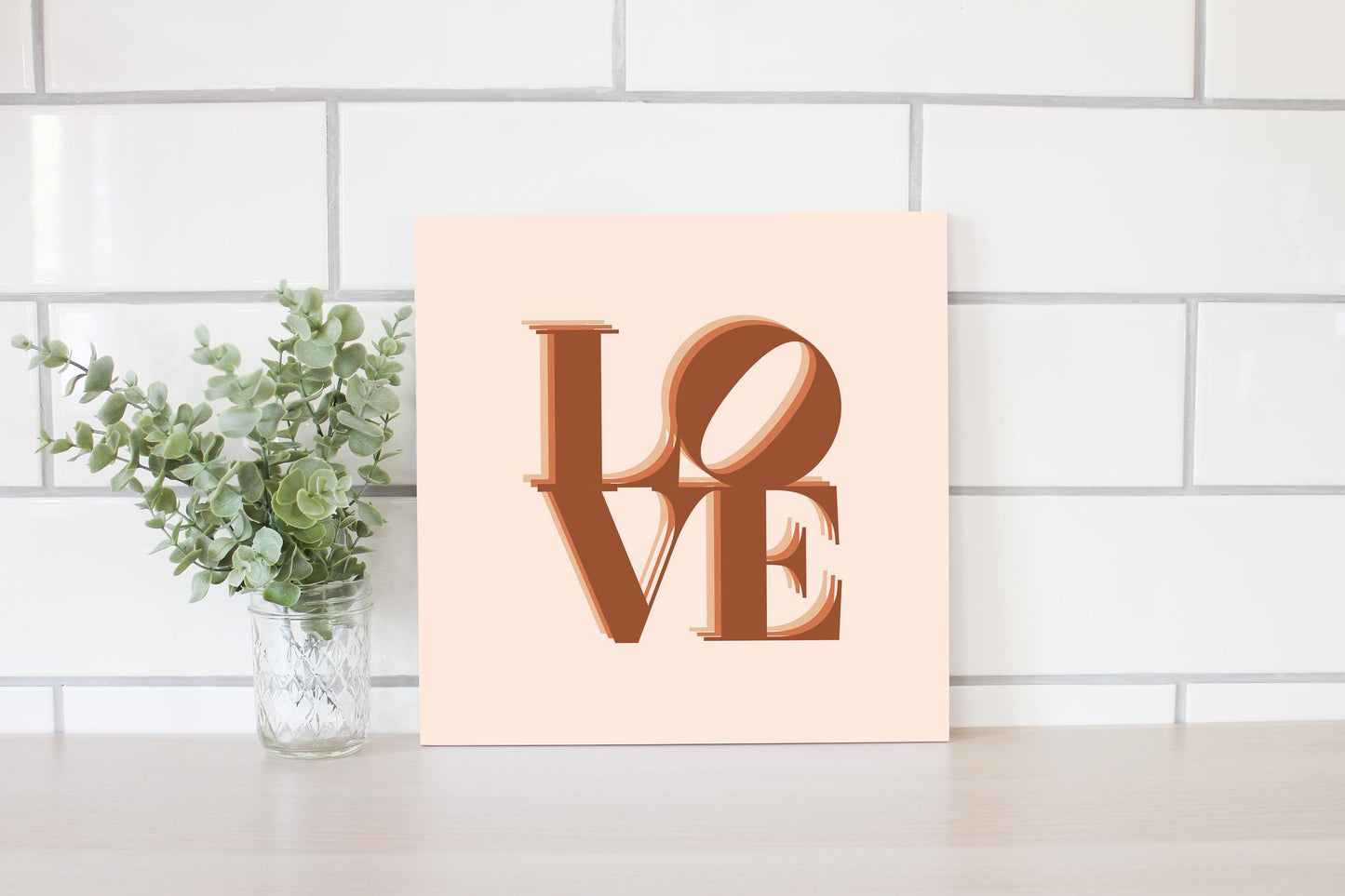 Modern Minimalist Pennsylvania Love Light | Wood Sign | Eaches | Min 2