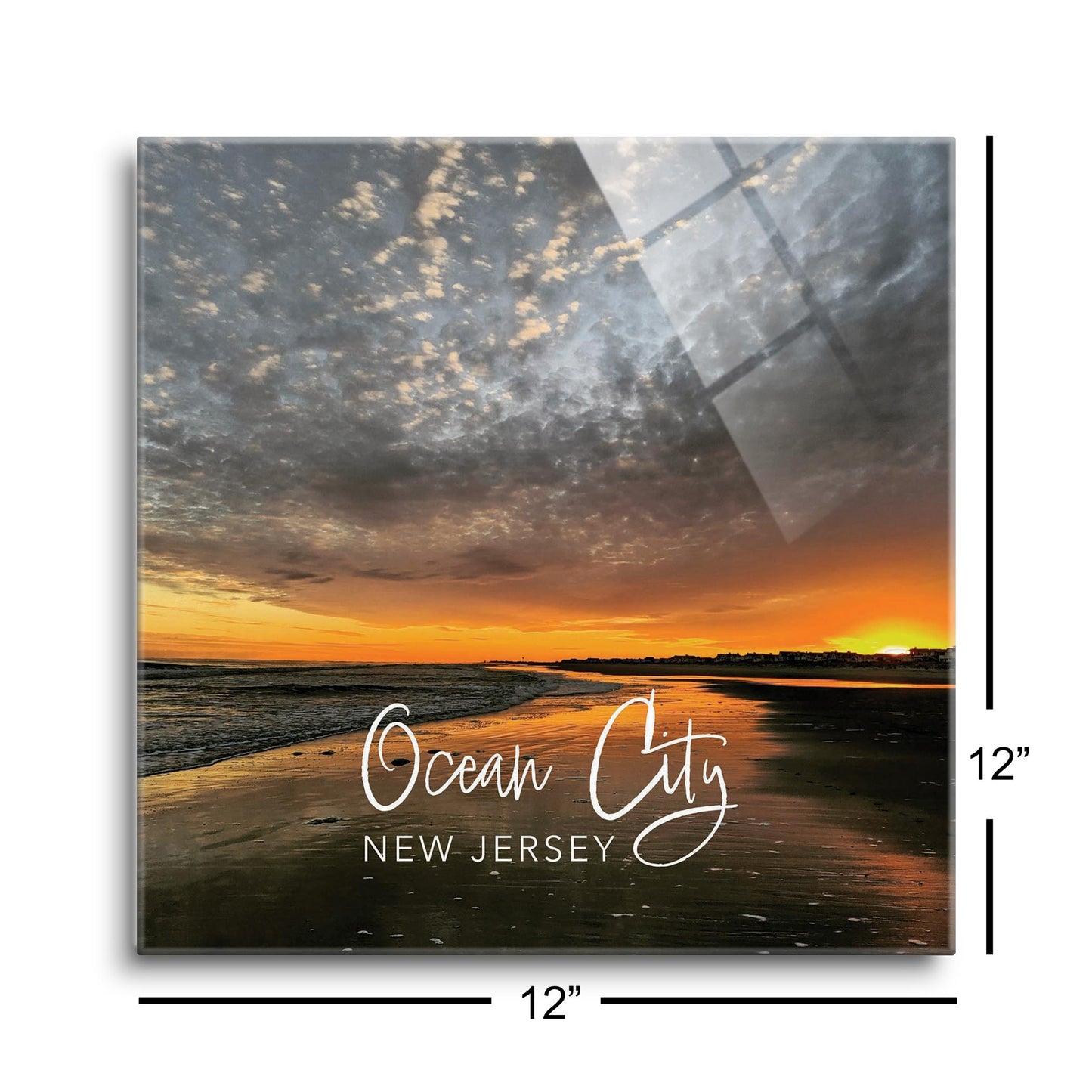 OCNJ Photo With Text | Hi-Def Glass Art | Eaches | Min 1