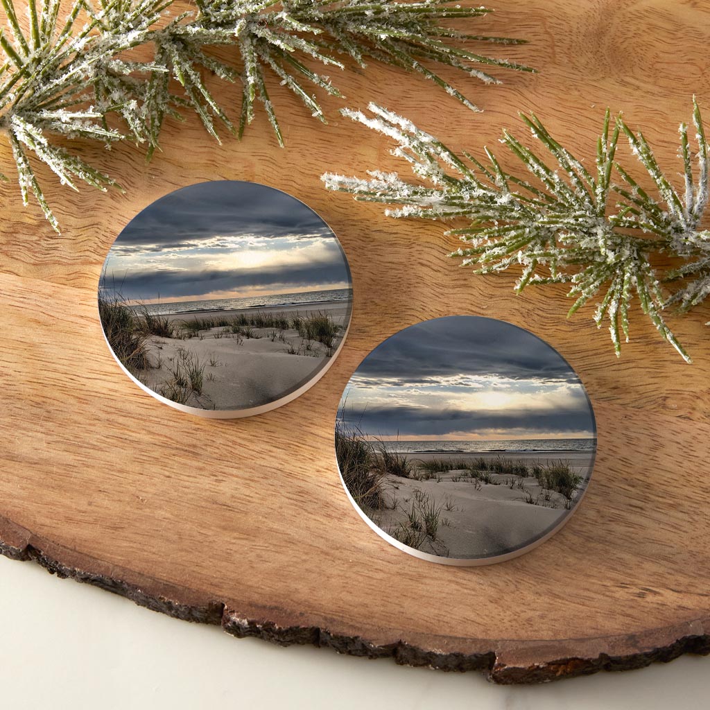 OCNJ Photo | Absorbent Car Coasters | Set of 2 | Min 4