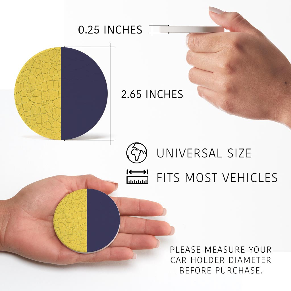 Nautical Flag Kilo| Absorbent Car Coasters | Set of 2 | Min 4