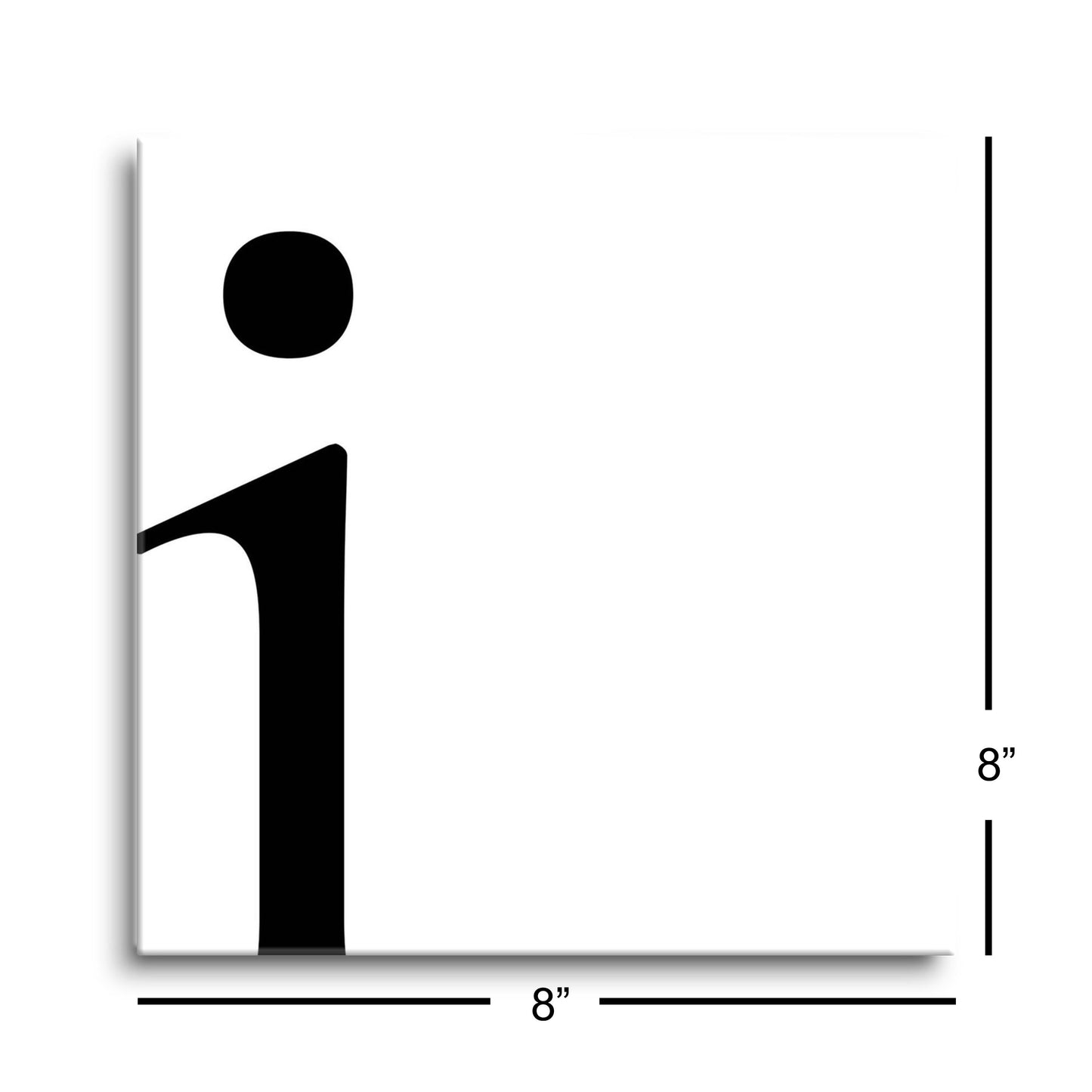 Minimal Monogram I | Hi-Def Glass Art | Eaches | Min 2