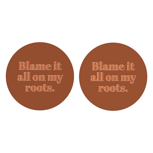 Modern Minimalist Arkansas Roots | Absorbent Car Coasters | Set of 2 | Min 4