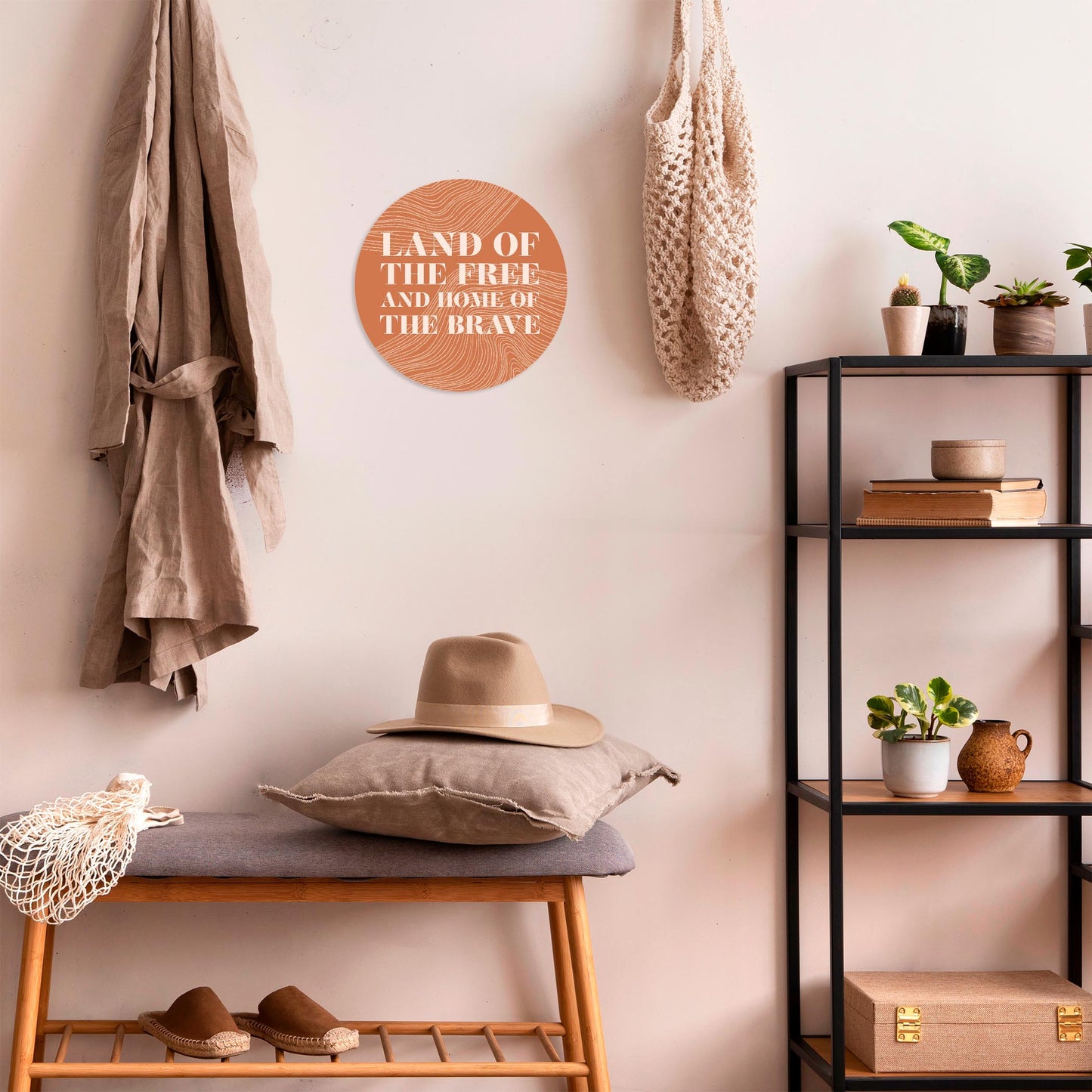 Modern Minimalist New York Free Brave | Wood Sign | Eaches | Min 1