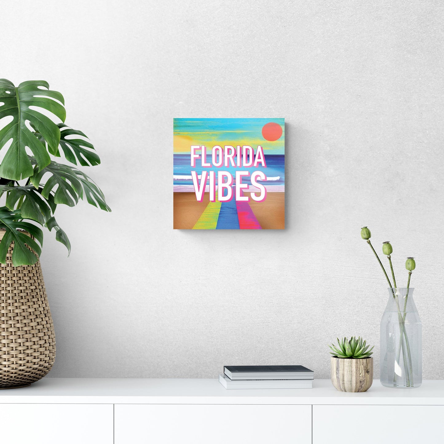 Florida Vibes | Hi-Def Glass Art | Eaches | Min 1