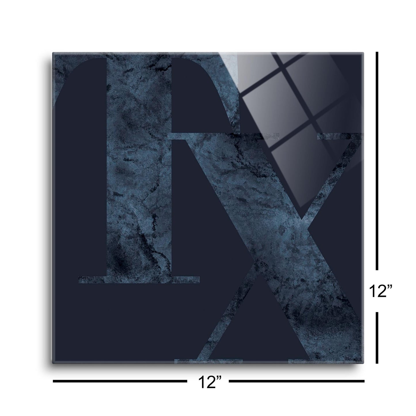 Modern Minimalist Texas Blue Tx | Hi-Def Glass Art | Eaches | Min 1