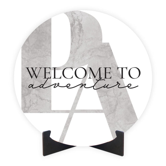 Minimalistic B&W Pennsylvania Adventure Quip | Wood Sign | Eaches | Min 1