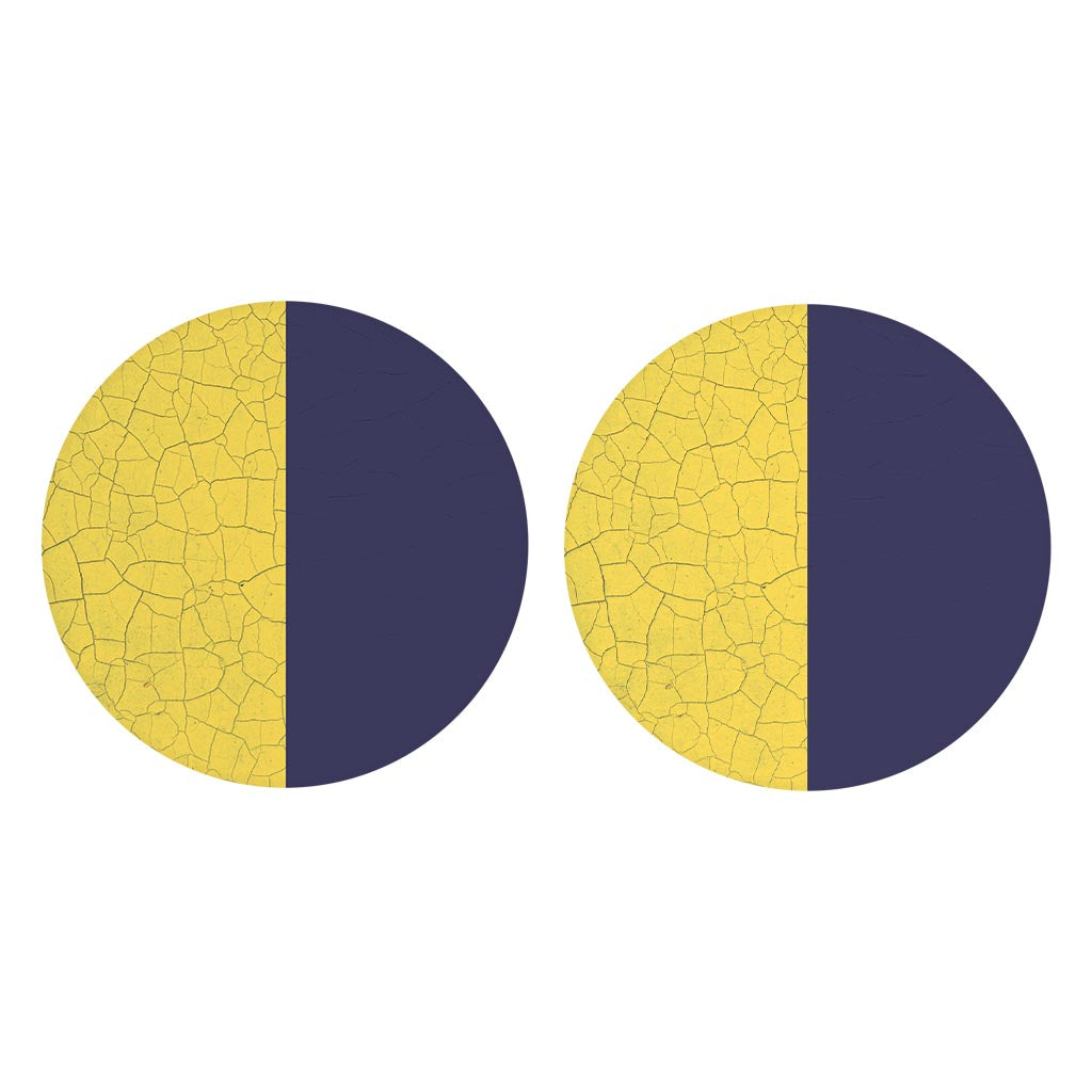 Nautical Flag Kilo| Absorbent Car Coasters | Set of 2 | Min 4