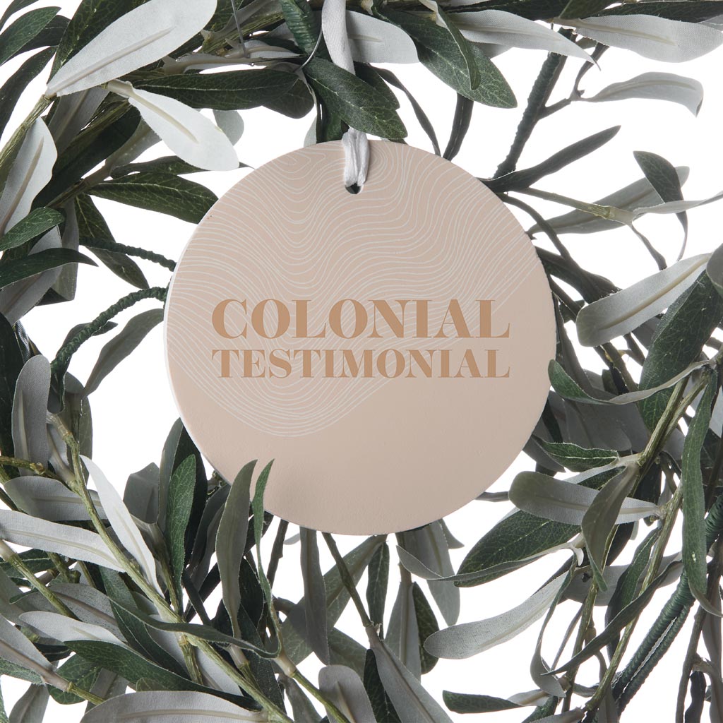 Modern Minimalist Pennsylvania Colonial Quip| Wood Ornament | Eaches | Min 6
