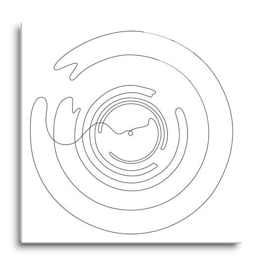 Minimalistic Music Line Drawings | Hi-Def Glass Art | Eaches | Min 1