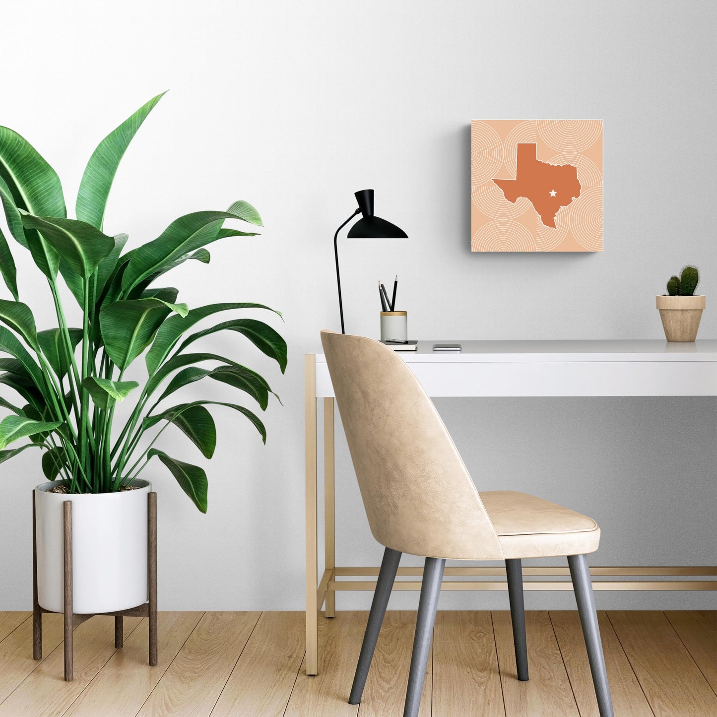Modern Minimalist Texas Austin Star | Wood Sign | Eaches | Min 2