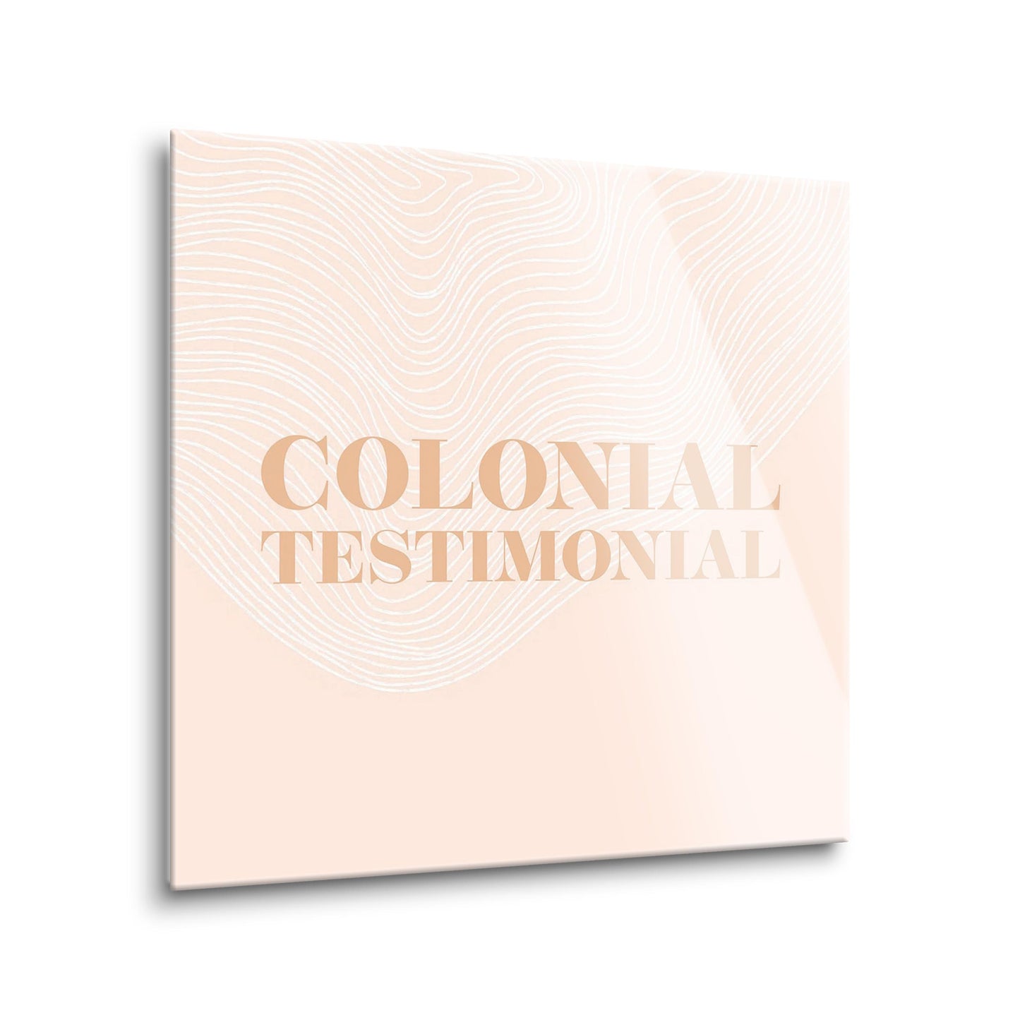 Modern Minimalist Pennsylvania Colonial Quip | Hi-Def Glass Art | Eaches | Min 2