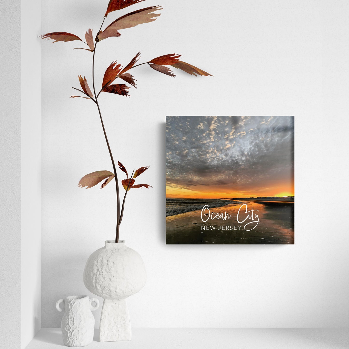OCNJ Photo With Text | Hi-Def Glass Art | Eaches | Min 2