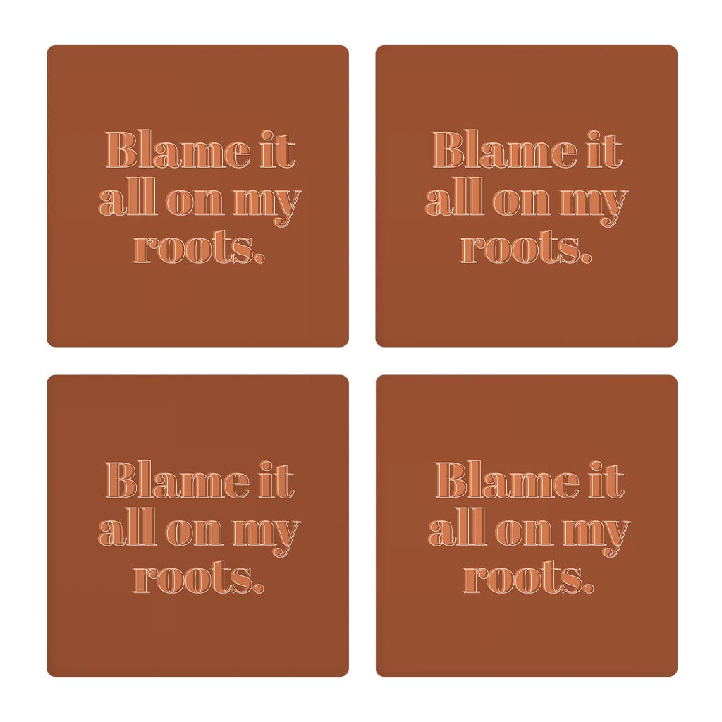 Modern Minimalist Arkansas Roots | Absorbent Coasters | Set of 4 | Min 2