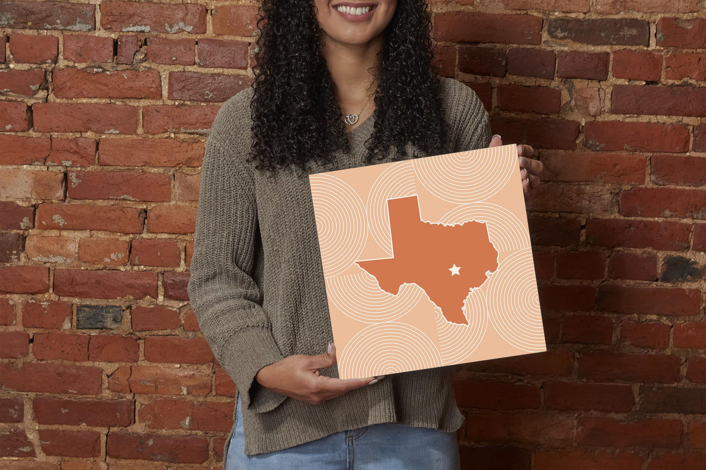 Modern Minimalist Texas Austin Star | Wood Sign | Eaches | Min 2
