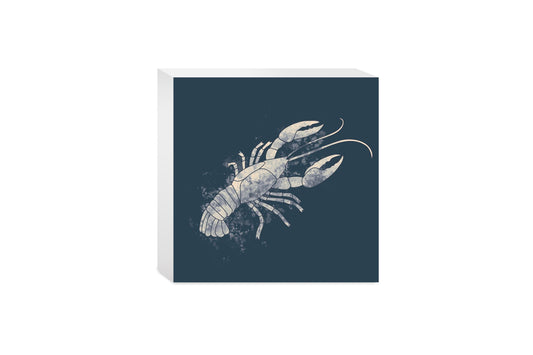Louisiana Colorful Water Color Crawfish | Wood Block | Eaches | Min 4