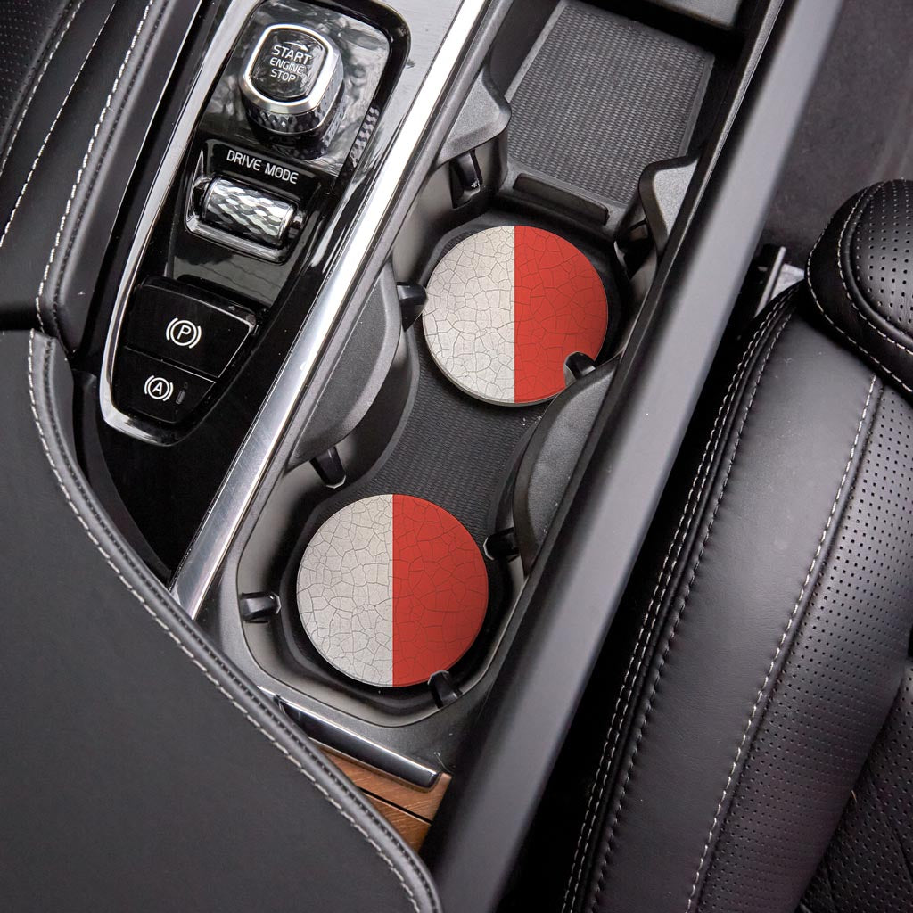 Nautical Flag Hotel| Absorbent Car Coasters | Set of 2 | Min 4