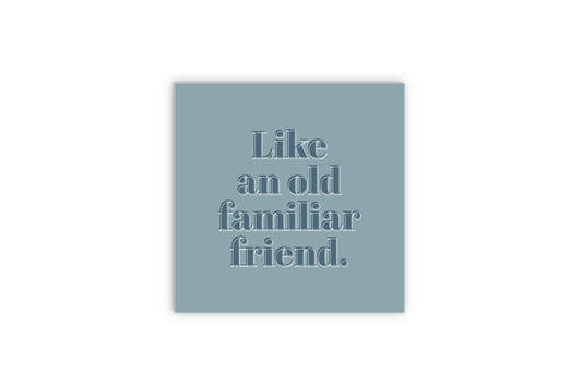 Modern Minimalist Arkansas Familiar Friend | Wood Sign | Eaches | Min 2