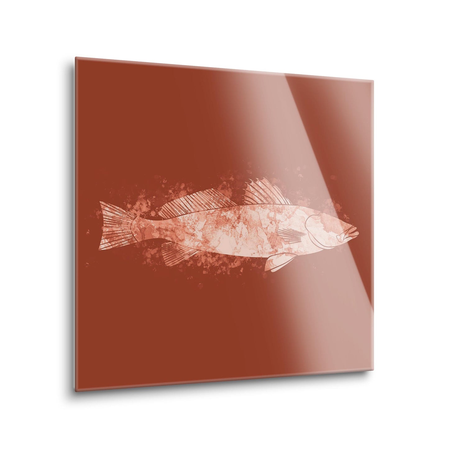 Louisiana Colorful Water Color Speckled Trout | Hi-Def Glass Art | Eaches | Min 1
