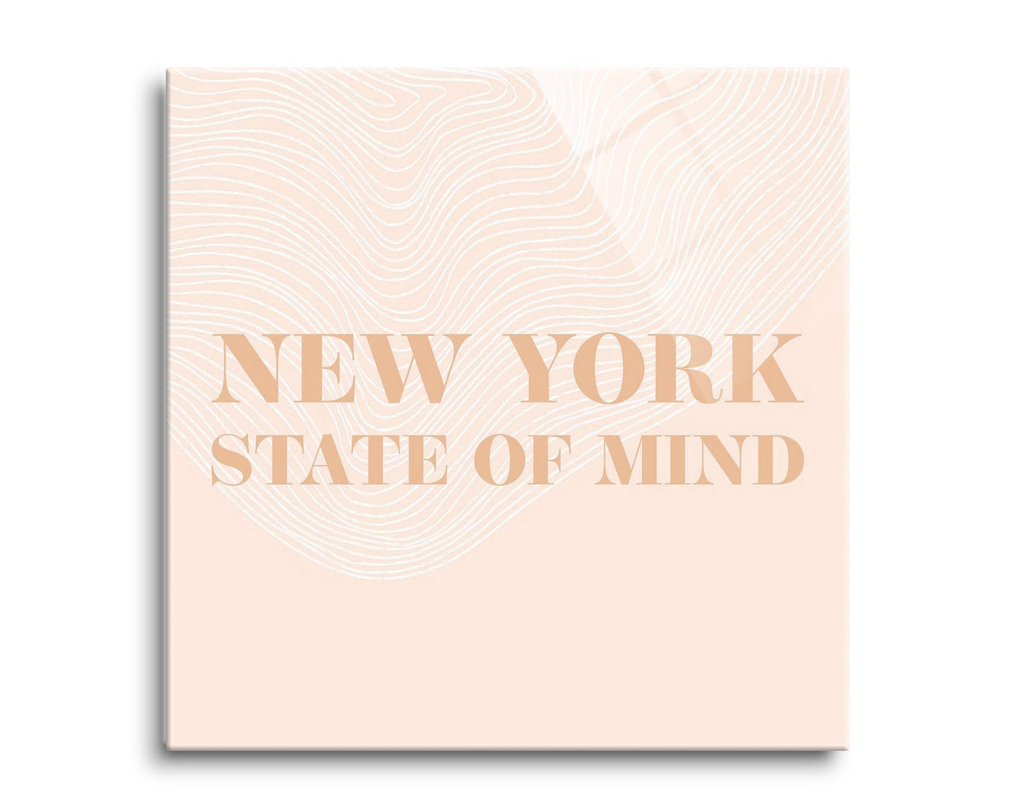 Modern Minimalist New York State Of Mind | Hi-Def Glass Art | Eaches | Min 2