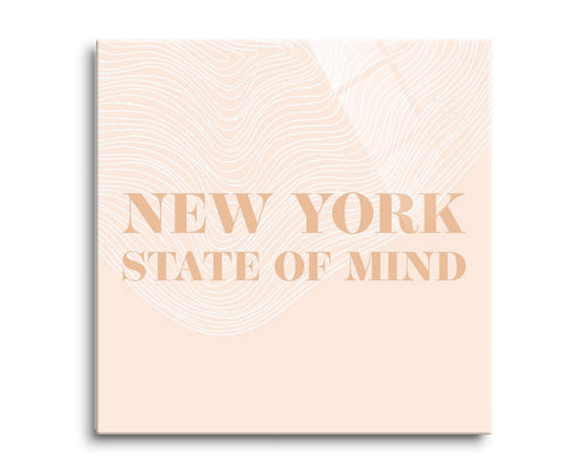Modern Minimalist New York State Of Mind | Hi-Def Glass Art | Eaches | Min 2