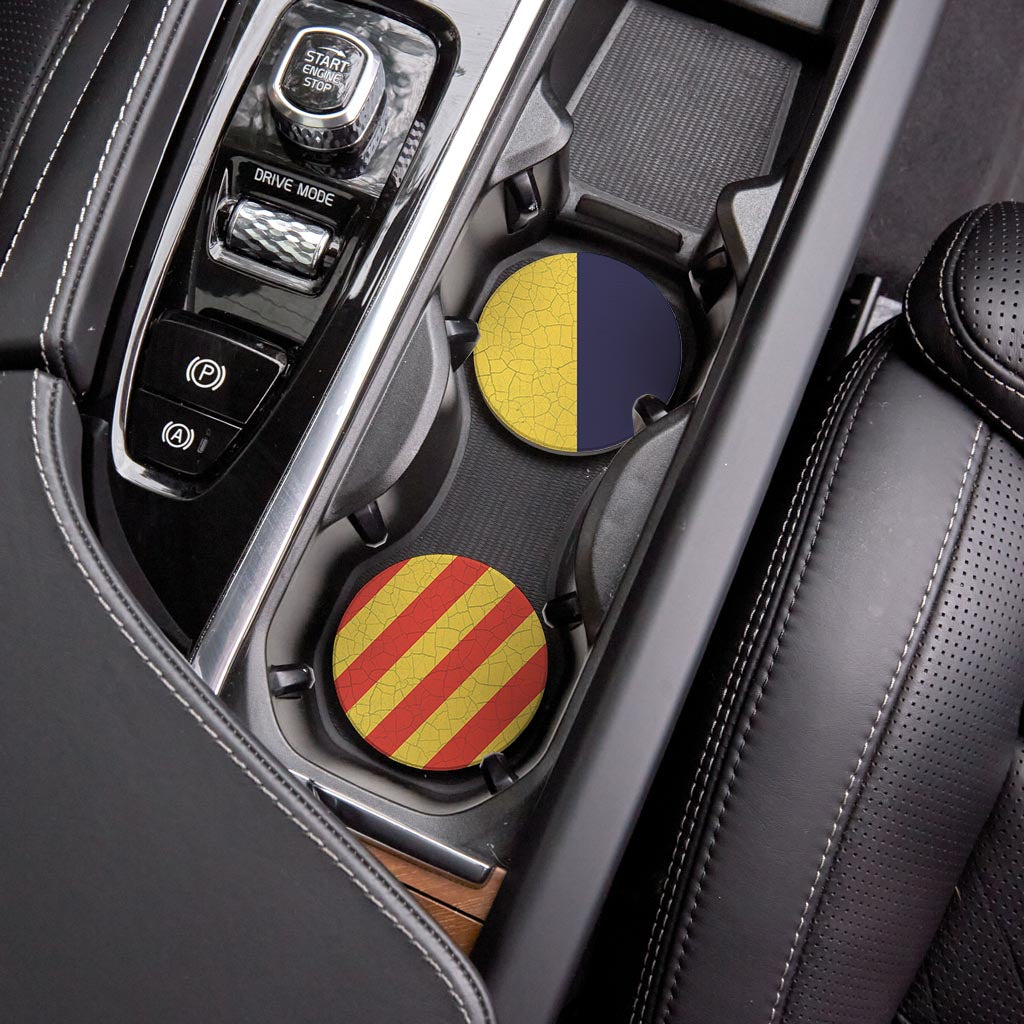 Nautical Flags | Absorbent Car Coasters | Set of 2 | Min 4