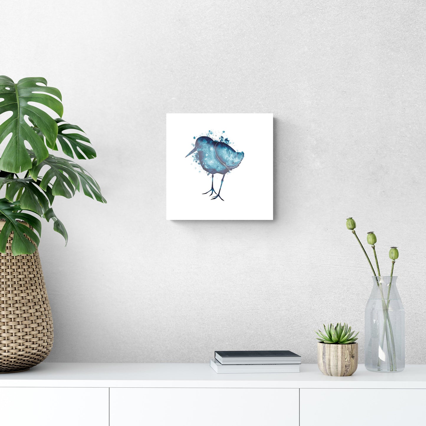 East Coast Water Color Sand Piper | Hi-Def Glass Art | Eaches | Min 1