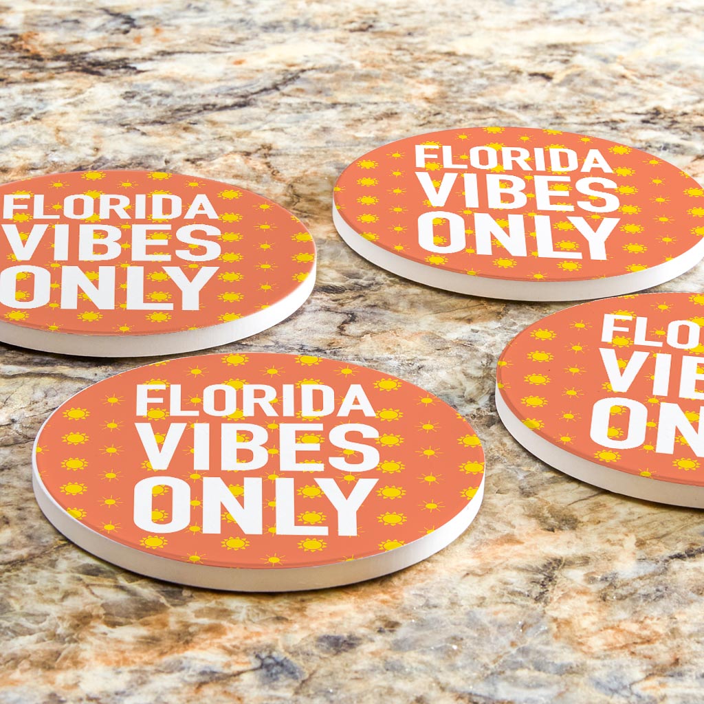 Florida Vibes Only| Absorbent Coasters | Set of 4 | Min 2
