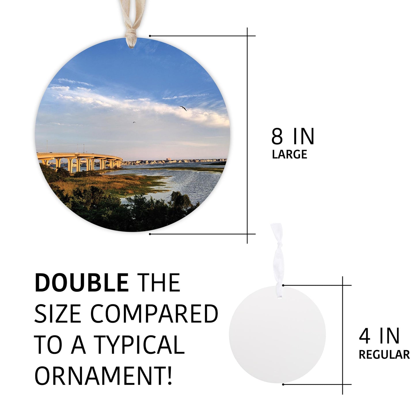 OCNJ Photo | Wood Ornament | Eaches | Min 1