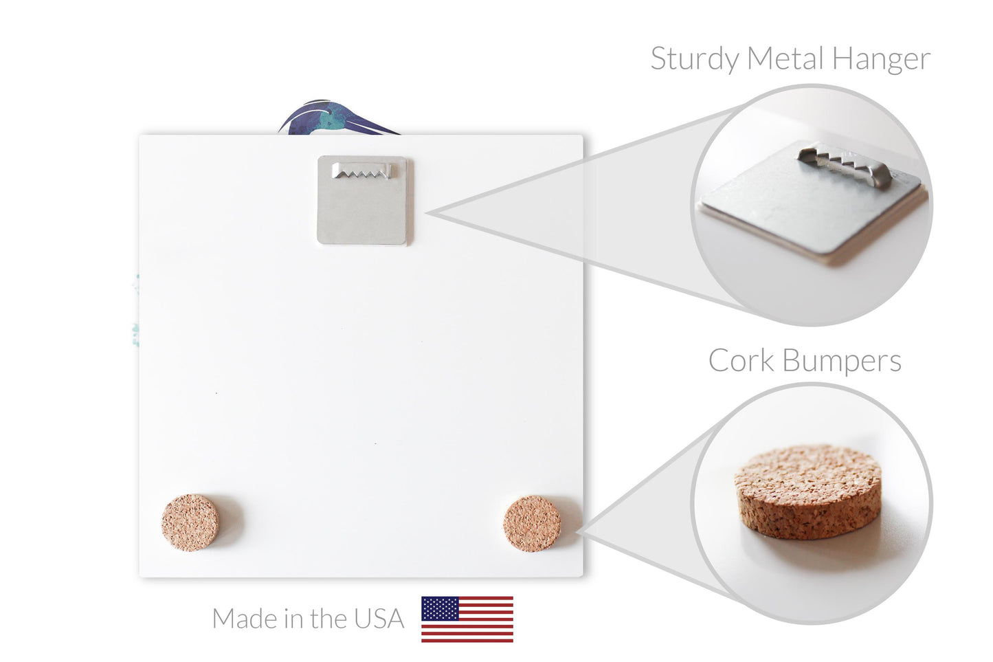 East Coast Water Color Heron | Hi-Def Glass Art | Eaches | Min 2