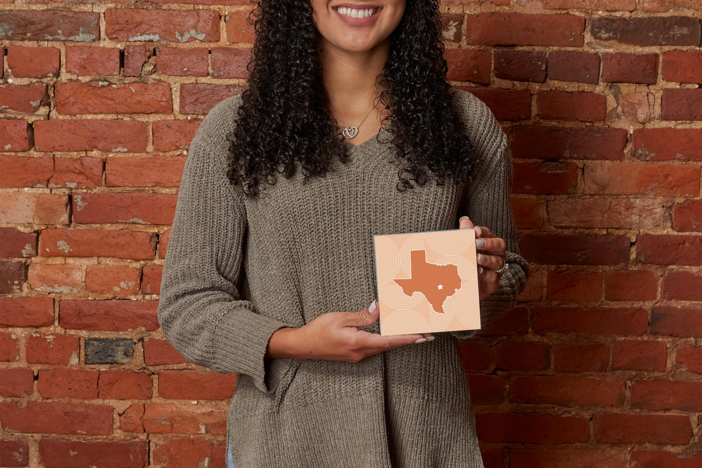 Modern Minimalist Texas Austin Star | Wood Block | Eaches | Min 4