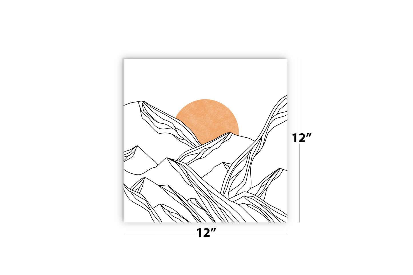 White Mountain Sun Lines | Wood Sign | Eaches | Min 2