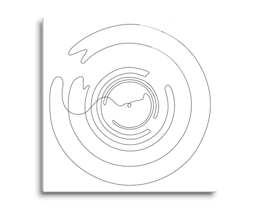 Minimalistic Music Line Drawings | Hi-Def Glass Art | Eaches | Min 2