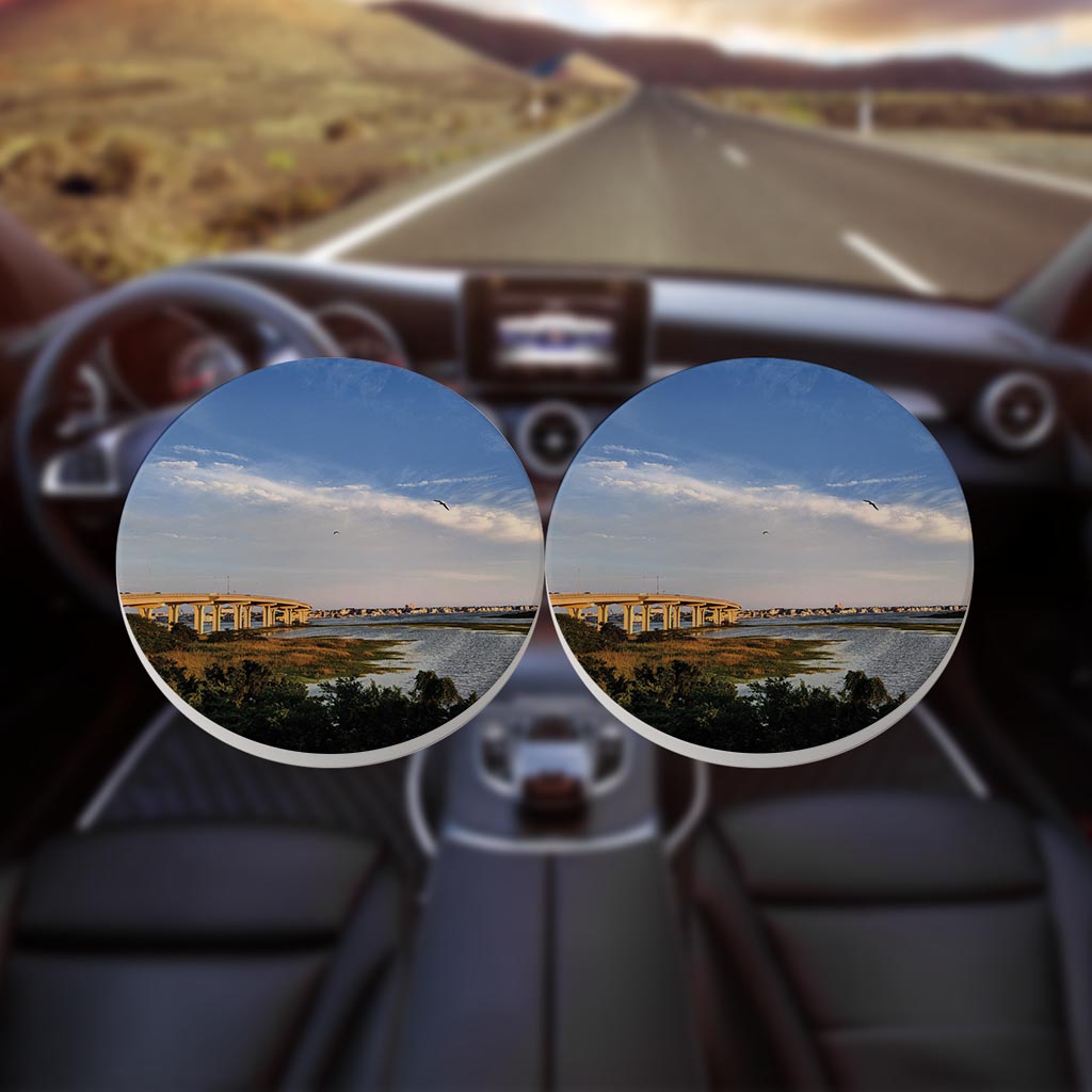 OCNJ Photo | Absorbent Car Coasters | Set of 2 | Min 4