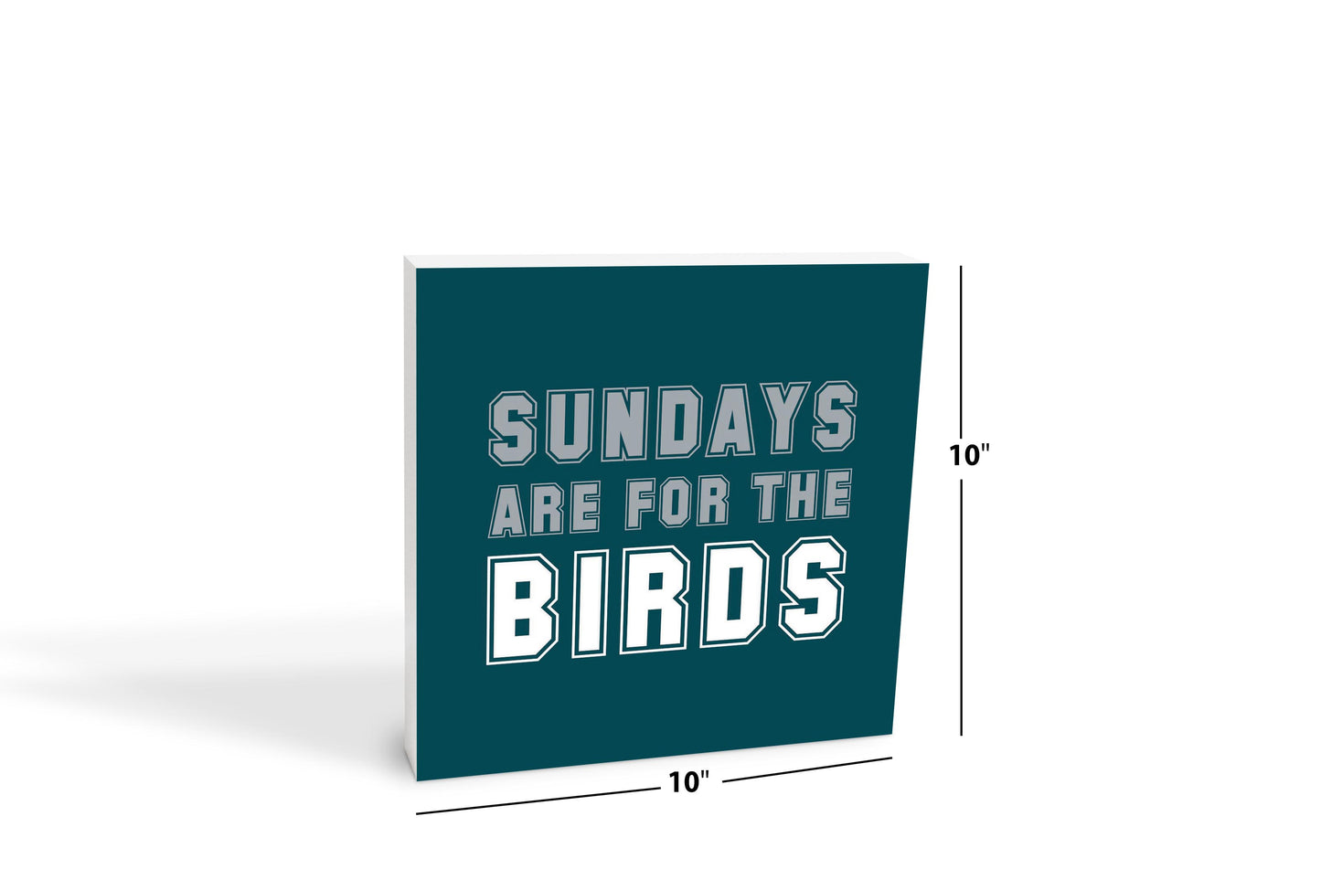 Modern Minimalist Pennsylvania Bird Sundays | Wood Block | Eaches | Min 2