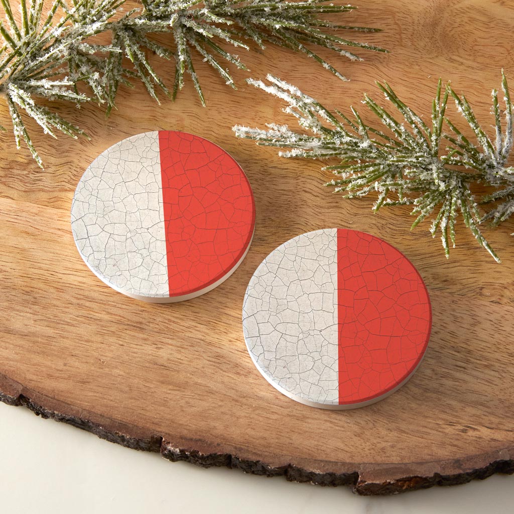 Nautical Flag Hotel| Absorbent Car Coasters | Set of 2 | Min 4